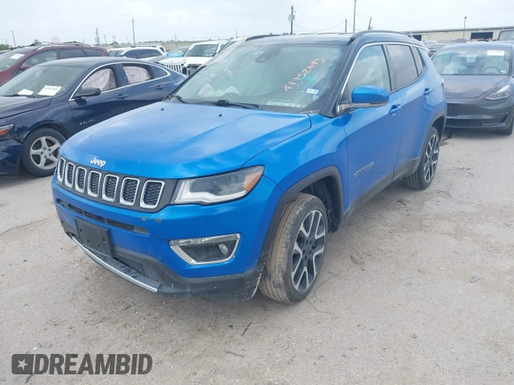 2021 Jeep Compass Limited с VIN 3C4NJDCB4MT602030, выставлен на аукционе IAAI как лот 41752693 с пробегом Не указан миль и . История ставок и продаж доступна на DreamBid. Изображение 2.