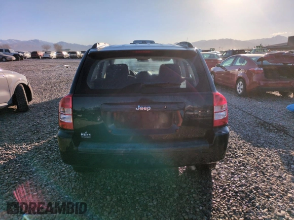 2009 Jeep Compass North with VIN 1J4FT47B89D189562, listed as a Copart auction lot 48285415 with 89,377 mi miles and Salvage Title. Bid and sale history available at carsss.com. Image 6.