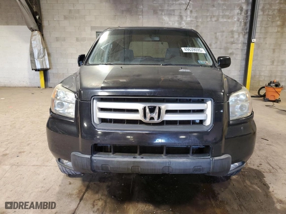 2006 Honda Pilot EX with VIN 5FNYF18486B020392, listed as a Copart auction lot 49639095 with 152,545 mi miles and Salvage Title. Bid and sale history available at carsss.com. Image 5.