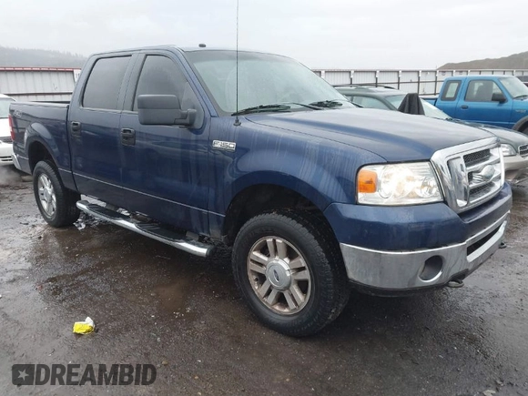 2008 Ford F-150 XLT with VIN 1FTPW14V98FB64008, listed as a IAAI auction lot 40944697 with 147,885 mi miles. Bid and sale history available at carsss.com. Image 1.