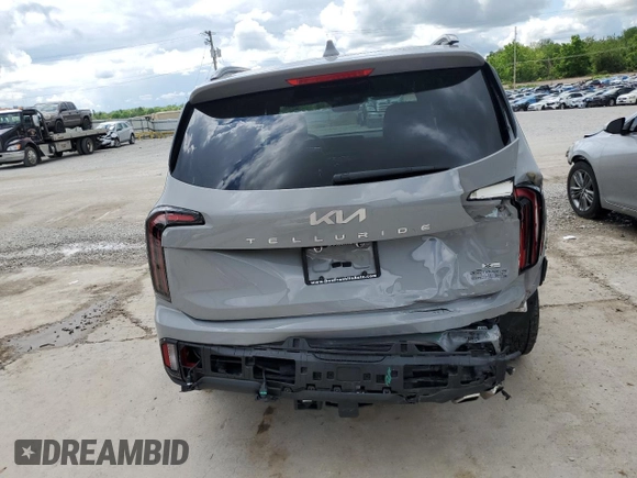 2024 Kia Telluride SX X-Line z VIN 5XYP5DGC3RG486771, wystawiony jako Copart lot #55603525 z przebiegiem 14 188 mil mil oraz Szkoda całkowita • Salvage title. Historia ofert i sprzedaży dostępna na DreamBid. Obrazek 6.