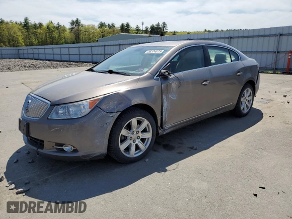2012 Buick LaCrosse Leather with VIN 1G4GC5E34CF166430, listed as a Copart auction lot 56374875 with 31,334 mi miles and Salvage title. Bid and sale history available at DreamBid. Image 1.