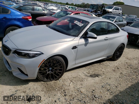 2020 BMW M2 Competition with VIN WBS2U7C0XL7E72294, listed as a Copart auction lot 50471923 with 12,531 mi miles. Bid and sale history available at carsss.com. Image 1.