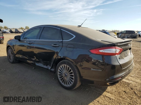2016 Ford Fusion Titanium with VIN 3FA6P0K98GR319289, listed as a Copart auction lot 77114294 with 123,586 mi miles and Salvage Title. Bid and sale history available at DreamBid. Image 2.