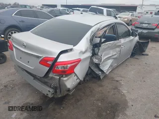 2019 Nissan Sentra S with VIN 3N1AB7AP2KY230735, listed as a IAAI auction lot 41265451 with 110,994 mi miles. Bid and sale history available at carsss.com. Image 4.