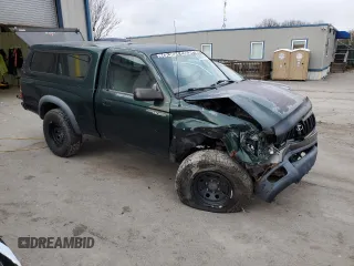 2002 Toyota Tacoma with VIN 5TEPM62NX2Z892453, listed as a Copart auction lot 82680794 with 76,056 mi miles and Salvage title. Bid and sale history available at DreamBid. Image 4.