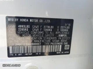 2016 Acura RLX Advance Pkg with VIN JH4KC1F98GC000007, listed as a Copart auction lot 75517764 with 160,938 mi miles and Salvage Title. Bid and sale history available at carsss.com. Image 12.