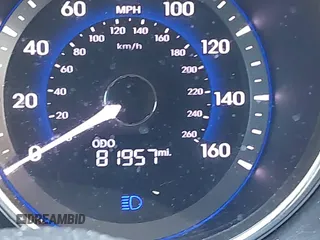 2014 Hyundai Sonata Hybrid Limited with VIN KMHEC4A46EA110201, listed as a IAAI auction lot 41427483 with 81,957 mi miles. Bid and sale history available at carsss.com. Image 15.