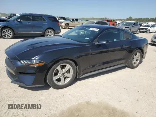 2021 Ford Mustang EcoBoost with VIN 1FA6P8TH8M5134145, listed as a Copart auction lot 50377265 with 41,098 mi miles and Salvage Title. Bid and sale history available at carsss.com. Image 1.