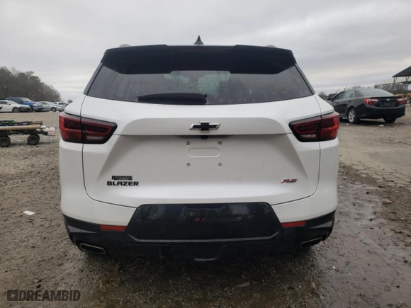 2023 Chevrolet Blazer RS with VIN 3GNKBERS5PS106524, listed as a Copart auction lot 87329554 with 40,518 mi miles and Salvage Title. Bid and sale history available at carsss.com. Image 6.