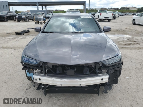 2019 Acura TLX w/A-Spec Pkg with VIN 19UUB2F69KA005036, listed as a Copart auction lot 46825015 with 8,398 mi miles and Salvage Title. Bid and sale history available at carsss.com. Image 5.