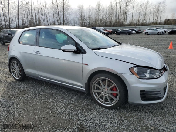 2016 Volkswagen Golf GTI S with VIN 3VWYT7AU3GM009400, listed as a Copart auction lot 81848384 with 54,130 mi miles and Salvage Title. Bid and sale history available at carsss.com. Image 4.