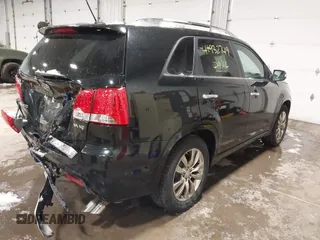 2011 Kia Sorento SX with VIN 5XYKW4A27BG110233, listed as a IAAI auction lot 41932749 with 109,029 mi miles. Bid and sale history available at carsss.com. Image 4.