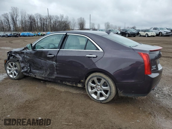 2014 Cadillac ATS Luxury AWD with VIN 1G6AH5RX4E0106455, listed as a Copart auction lot 52374695 with 41,517 mi miles and Clean Title. Bid and sale history available at carsss.com. Image 2.