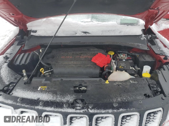 2020 Jeep Compass Limited with VIN 3C4NJDCB1LT138936, listed as a Copart auction lot 45344685 with 53,183 mi miles and Salvage Title. Bid and sale history available at carsss.com. Image 12.