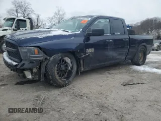 2018 Ram 1500 Express with VIN 1C6RR7FG2JS216035, listed as a Copart auction lot 45927085 with 143,763 mi miles and Salvage Title. Bid and sale history available at carsss.com. Image 1.
