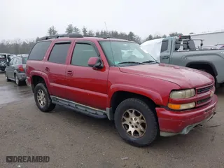 2005 Chevrolet Tahoe LT with VIN 1GNEK13T95R199653, listed as a IAAI auction lot 41912804 with 209,277 mi miles. Bid and sale history available at carsss.com. Image 1.