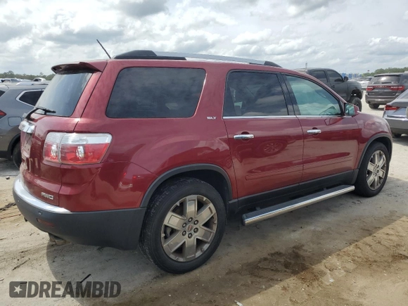2010 GMC Acadia SLT2 with VIN 1GKLVNED0AJ228717, listed as a Copart auction lot 54718115 with 112,602 mi miles and Clean Title. Bid and sale history available at DreamBid. Image 3.