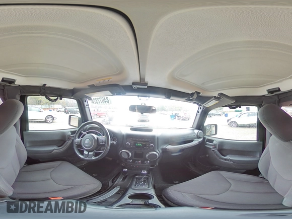 2015 Jeep Wrangler Sport with VIN 1C4AJWAG7FL576076, listed as a Copart auction lot 84072324 with 100,119 mi miles and Salvage Title. Bid and sale history available at carsss.com. Image 12.