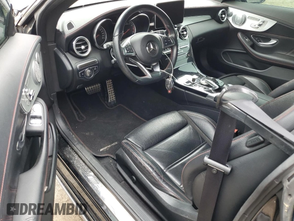 2018 Mercedes-Benz C 43 AMG with VIN WDDWJ6EB8JF684725, listed as a Copart auction lot 58220615 with 96,611 mi miles and Clean title. Bid and sale history available at DreamBid. Image 8.