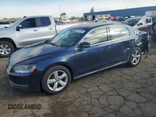 2013 Volkswagen Passat SE с VIN 1VWBH7A36DC019074, выставлен на аукционе Copart как лот 55014315 с пробегом 114 736 миль миль и Чистый • Clean title. История ставок и продаж доступна на DreamBid. Изображение 1.