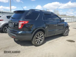 2015 Ford Explorer XLT with VIN 1FM5K8D89FGB36797, listed as a Copart auction lot 51738645 with Not Provided miles and Salvage Title. Bid and sale history available at DreamBid. Image 3.