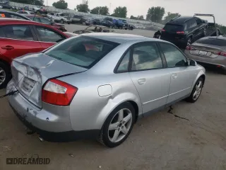 2002 Audi A4 1.8T with VIN WAULC68E52A234717, listed as a Copart auction lot 64574594 with 180,284 mi miles and Salvage Title. Bid and sale history available at carsss.com. Image 3.