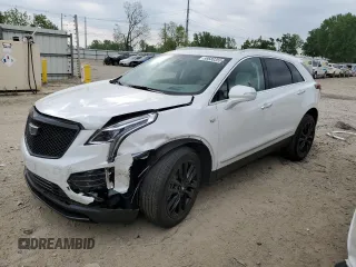 2025 Cadillac XT5 AWD Premium Luxury with VIN 1GYKNDRS2SZ133969, listed as a Copart auction lot 59580355 with 77 mi miles and Salvage title. Bid and sale history available at DreamBid. Image 1.