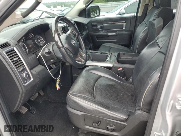 2015 Ram 1500 Laramie Limited with VIN 1C6RR7PT9FS556253, listed as a Copart auction lot 65618915 with 126,110 mi miles and Salvage title. Bid and sale history available at DreamBid. Image 7.