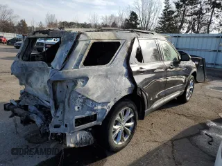 2023 Ford Explorer XLT with VIN 1FMSK8DH7PGA55236, listed as a Copart auction lot 83566244 with 18,859 mi miles and Non Repairable. Bid and sale history available at carsss.com. Image 3.