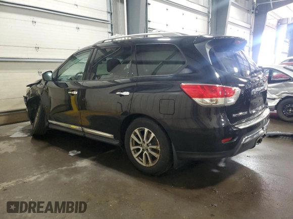 2015 Nissan Pathfinder Platinum with VIN 5N1AR2MM1FC700700, listed as a Copart auction lot 56637765 with 201,149 mi miles and Salvage title. Bid and sale history available at DreamBid. Image 2.