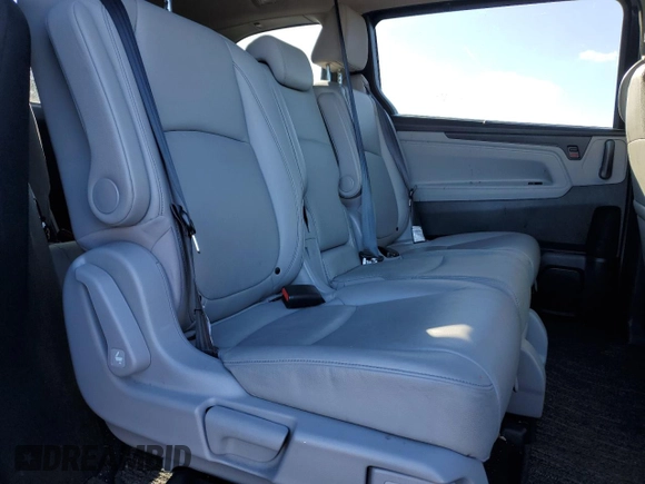 2023 Honda Odyssey EX-L with VIN 5FNRL6H65PB034599, listed as a Copart auction lot 44299035 with 22,817 mi miles and Salvage Title. Bid and sale history available at carsss.com. Image 11.