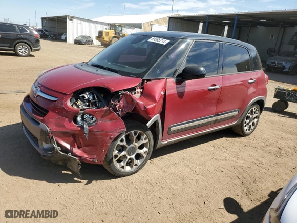 2015 FIAT 500L Urbana Trekking with VIN ZFBCFADH1FZ032769, listed as a Copart auction lot 69686214 with 135,539 mi miles and Salvage Title. Bid and sale history available at carsss.com. Image 1.