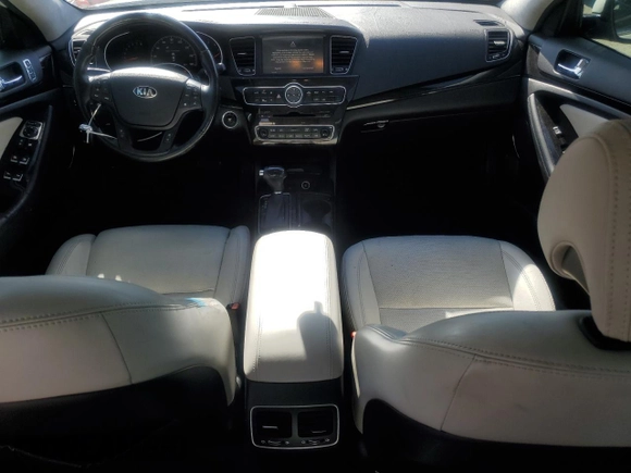 2014 Kia Cadenza Limited with VIN KNALN4D78E5141385, listed as a Copart auction lot 49593545 with 112,991 mi miles and Salvage Title. Bid and sale history available at carsss.com. Image 8.