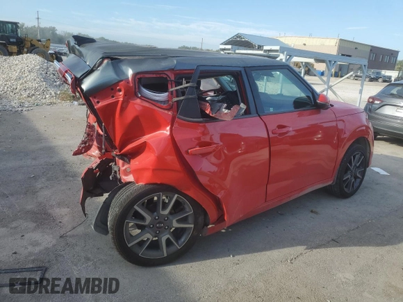 2021 Kia Soul GT-Line with VIN KNDJ63AU3M7742993, listed as a Copart auction lot 68825924 with Not Provided miles and Salvage Title. Bid and sale history available at DreamBid. Image 3.