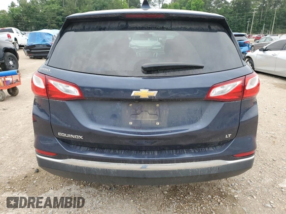 2018 Chevrolet Equinox LT with VIN 3GNAXJEV2JS576992, listed as a Copart auction lot 55694075 with 169,147 mi miles and Salvage title. Bid and sale history available at DreamBid. Image 6.