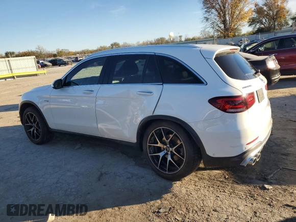 2021 Mercedes-Benz GLC with VIN W1N0G6EB2MF977676, listed as a Copart auction lot 81403924 with 7,119 mi miles and Salvage Title. Bid and sale history available at carsss.com. Image 2.