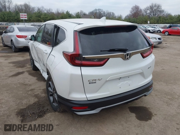 2022 Honda CR-V EX-L with VIN 7FARW2H83NE024124, listed as a IAAI auction lot 42062332 with 18,413 mi miles and . Bid and sale history available at DreamBid. Image 3.