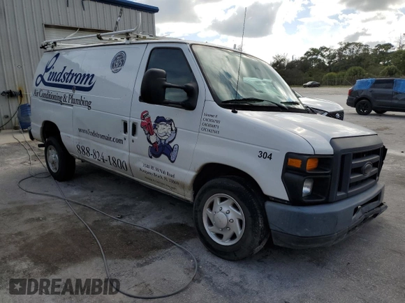 2014 Ford Econoline Cargo Commercial with VIN 1FTNE1EW5EDB05692, listed as a Copart auction lot 72186144 with 176,375 mi miles and Salvage title. Bid and sale history available at DreamBid. Image 4.