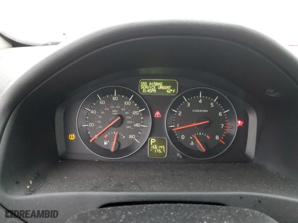 2010 Volvo C70 with VIN YV1672MC4AJ091740, listed as a Copart auction lot 42614965 with 156,145 mi miles and Salvage Title. Bid and sale history available at carsss.com. Image 9.