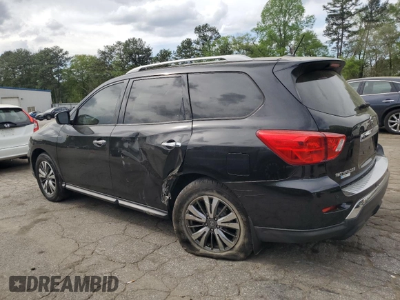 2018 Nissan Pathfinder S with VIN 5N1DR2MN2JC650968, listed as a Copart auction lot 51741025 with 120,319 mi miles and Salvage title. Bid and sale history available at DreamBid. Image 2.