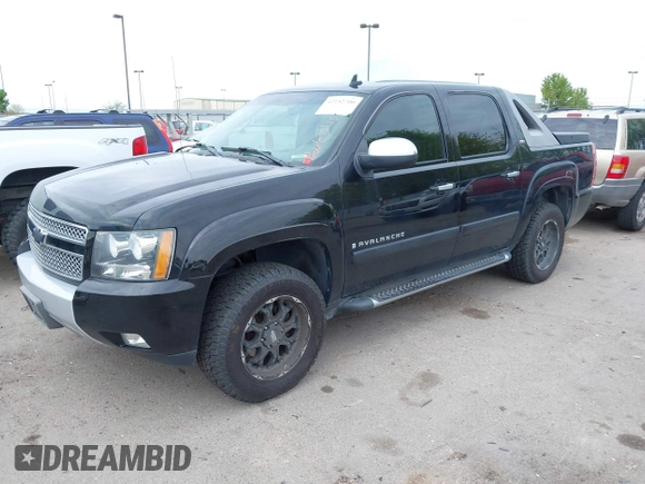 2007 Chevrolet Avalanche LTZ with VIN 3GNFK12317G307482, listed as a IAAI auction lot 42152700 with 191,014 mi miles and . Bid and sale history available at DreamBid. Image 2.