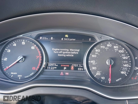 2019 Audi Q5 Premium with VIN WA1ANAFY8K2135057, listed as a IAAI auction lot 41870849 with 32,973 mi miles. Bid and sale history available at carsss.com. Image 7.