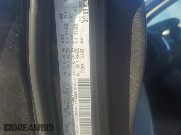 2017 Dodge Durango SXT with VIN 1C4RDHAG9HC859684, listed as a Copart auction lot 48211525 with 185,976 mi miles and Salvage title. Bid and sale history available at DreamBid. Image 14.