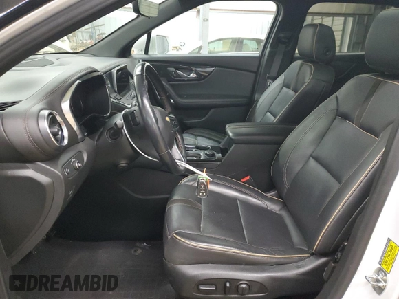 2020 Chevrolet Blazer Premier with VIN 3GNKBFRS0LS662742, listed as a Copart auction lot 41563495 with 78,379 mi miles and Salvage title. Bid and sale history available at DreamBid. Image 7.
