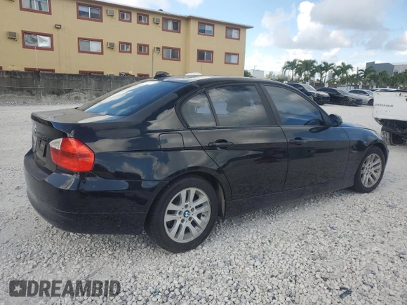 2007 BMW 3 Series 328xi with VIN WBAVC93567KX55335, listed as a Copart auction lot 60911515 with 175,798 mi miles and Salvage title. Bid and sale history available at DreamBid. Image 3.