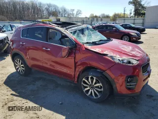 2018 Kia Sportage EX with VIN KNDPN3ACXJ7413370, listed as a Copart auction lot 50343735 with 67,008 mi miles and Salvage Title. Bid and sale history available at DreamBid. Image 4.