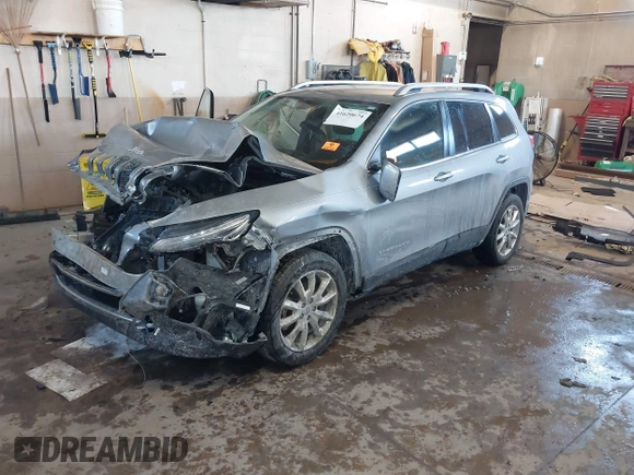 2015 Jeep Cherokee Limited with VIN 1C4PJLDB0FW505891, listed as a IAAI auction lot 41620674 with 120,804 mi miles and . Bid and sale history available at DreamBid. Image 17.