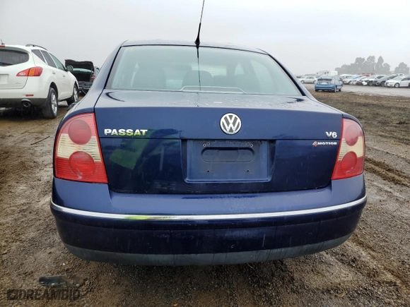 2002 Volkswagen Passat GLX with VIN WVWTH63B32P069555, listed as a Copart auction lot 85990984 with 69,310 mi miles and Clean Title. Bid and sale history available at carsss.com. Image 6.