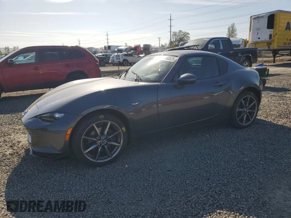 2018 Mazda MX-5 Miata Grand Touring with VIN JM1NDAM72J0203576, listed as a Copart auction lot 61871645 with 20,793 mi miles and Salvage title. Bid and sale history available at DreamBid. Image 1.